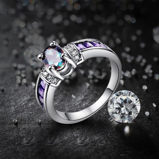 Exotic Alexandrite/Amethyst Ring – MommaJ