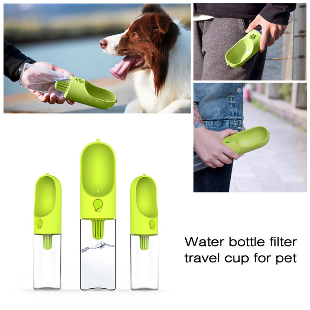 400ML Pet Dog Fedding Bottle Food Grade Plastic Outdoor Travel Portable Pet Dog Cat Drinking Water Bottle Tool Drop Shipping
