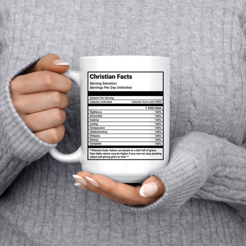 Christian Facts coffee cup