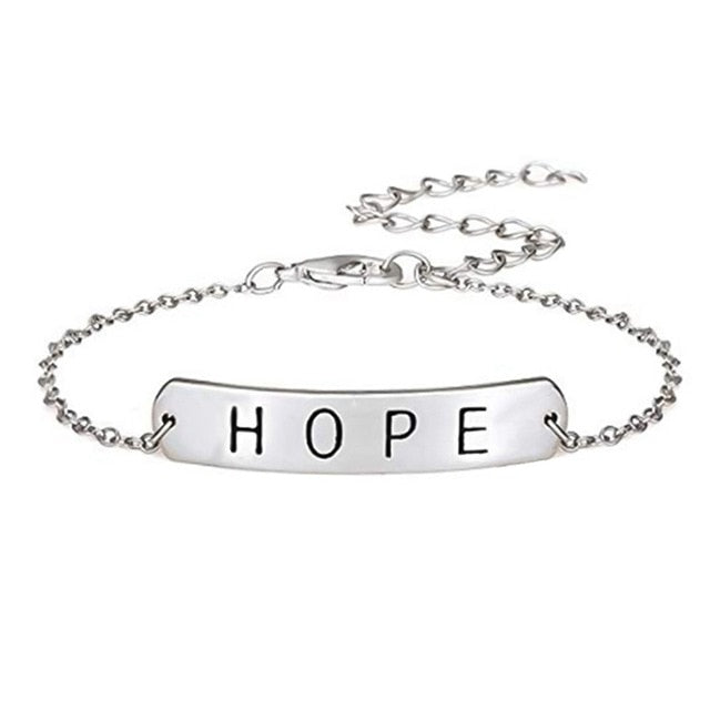 Faith Love Hope Charms Bracelet