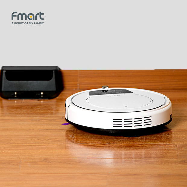 Fmart E-550W  Robot Vacuum Cleaner Home Cleaning Appliances 3 In 1 Suction  Sweeper  Mop One Machine, LED Display